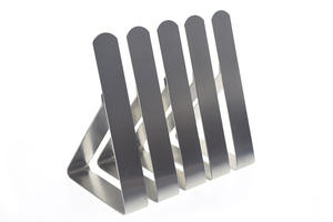 12 pinces à <span class=keywords><strong>nappe</strong></span> classiques en acier inoxydable de marque HY, pour table à manger, de bonne qualité - Product Image 5