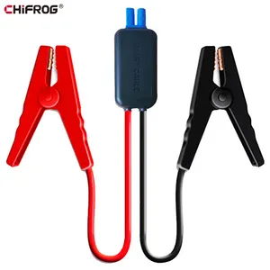 CHIFROG عكس قطبية الحماية الذكية MOS 800A سيارة قفزة بداية بطارية كابل مع المشبك الأسود الانتقال كاتب كابلات توصيل