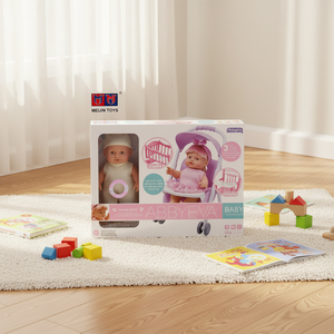 <span class=keywords><strong>Lit</strong></span> de poupée <span class=keywords><strong>pour</strong></span> bébé avec musique, jouets et 4 sons IC et fonction pipi - Product Image 2