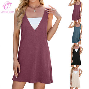 Abito Estivo da Donna Loveda, Vendita all'Ingrosso, Moda Casual, Indossabile in Due Modi, Taglie Forti, Vestito Ampio - Product Image 1