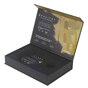 Caja de Regalo Magnética con Forma de Libro, con Inserto de Espuma de Terciopelo - Product Image 1