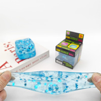 Juguetes Sensoriales Antiestrés de Moda para Adultos, Cubo de Nieve que Brilla en la Oscuridad, Juguetes Blandos para Apretar con Bola Antiestrés para Autismo