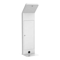 Support de sol pour iPad 10.2 pouces 9e 8e 7e génération tablette présentoir avec serrures paysage bouton d'accueil recouvert