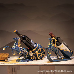 Modern living room ornament, home interior <b>wine</b> <b>cabinet</b>, partition decoration, creative horse ornament, <b>wine</b> <b>rack</b> - Product Image 4