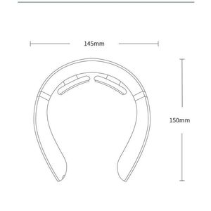 Masajeador de cuello eléctrico, calentador, Control remoto, 5 modos, 16 niveles, uso doméstico, instrumento saludable, espalda, hombro, masajeador de cuello inalámbrico - Product Image 5