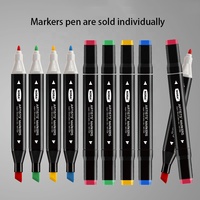 Marqueur de dessin pour enfants à double tête multicolores en promotion