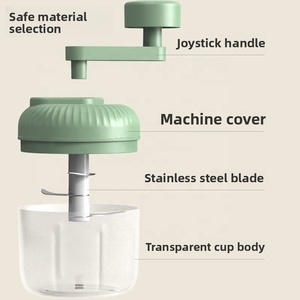 Hachoir à ail manuel écologique à trois vitesses, broyeur, hachoir, robot culinaire domestique, nouveau produit - Product Image 2