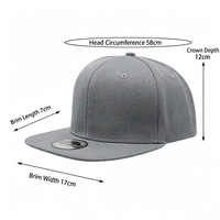 Topi Baseball Custom Bordir Logo Polos Pria Wanita Flat Brim Fitted Cap Blank Full Closure Snapback Caps Topi Olahraga Kanvas Unisex Dewasa
