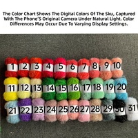 Custom Color Sparkling Coarse High Performance 100% Polyester Durable Texture Knitting Yarn for DIY Kitchen Scrubber Decor