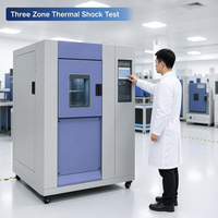 Cámara de Prueba de Choque Térmico de Tres Zonas, Máquina de Ciclo de Temperatura con Controlador Programable para Pruebas Electrónicas
