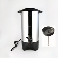 Bouilloire électrique 10L café et thé urne percolateur chaudière à eau pour restaurant et hôtel utiliser bouilloire à eau chaude