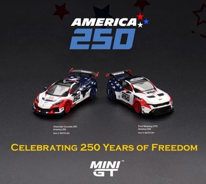 MINIGT Diecast 1:64 # 1301 Mustang GTD America 250 Exclusivo para EE. UU. <span class=keywords><strong>Modelo</strong></span> de Coche Deportivo de Exhibición con Volante a la Izquierda, de Aleación, Regalo para Colección de Niños - Product Image 2