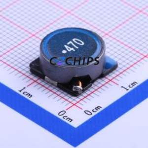 ตัวเหนี่ยวนำไฟฟ้าแบบ SMD รุ่น SMDRS1255-470N ( ค่าความเหนี่ยวนำ: 47uH ) ( ความแม่นยำ: 30% กระแสไฟฟ้าที่กำหนด: 1.6A ) - Product Image 1