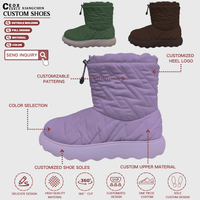 Bottes de neige unisexes originales en laine et peau de mouton, plateforme, mi-mollet, thermiques, antidérapantes, haute qualité, vente en gros, collection 2026