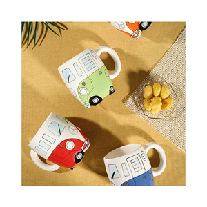Taza de Cerámica con Diseño Novedoso, Taza de Café con Dibujos Animados, Pintada a Mano, Regalo Personalizado, <span class=keywords><strong>para</strong></span> Hogar u Oficina, Venta al Por Mayor, ODM, MOQ Bajo - Product Image 1