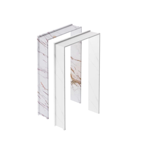 Tùy Chỉnh Thiết Kế Hiện Đại Bằng Đá Cẩm Thạch Khuôn Mẫu Hợp Kim Nhôm Vượt Qua Bìa Một Mảnh Rất Hẹp Cửa Cửa Sổ Khung Tích Hợp Vượt Qua Bộ - Product Image 6