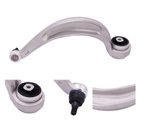Kit complet de biellettes de suspension avant de voiture avec rotules, boulons et bras de commande en aluminium argenté, certifié ISO 9001 pour Audi