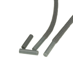 Custom Eco-Friendly Braided 100% Polyester Luxury Garment Drawstring <b>Cords</b> with Rubber Tips for Hoodie - Product Image 1