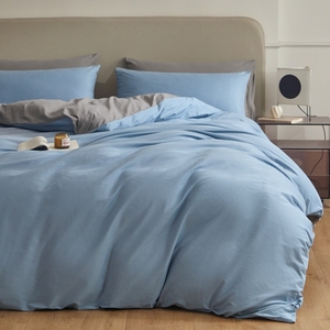 Juego de Ropa de Cama de Algodón Blanco al por Mayor para el Hogar: Funda de Almohada, Funda Nórdica y Sábana - Product Image 2