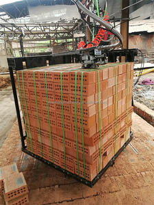 पूरी तरह से स्वचालित पैलेलेटिज़र ईंट पैकिंग बैलिंग स्वचालित पैलेट स्ट्रैपिंग मशीन - Product Image 6