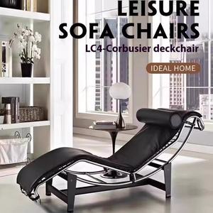 LC4 Fauteuil en cuir inclinable par Modern Minimalist Design Home Office Leisure Single Sofa Chair Luxury Accessible for Sleep - Product Image 3