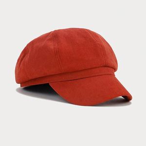 Béret vintage coréen pour femme, couleur unie, chaud et élégant, idéal pour l'automne et l'hiver, pour les occasions décontractées et les soirées. - Product Image 6