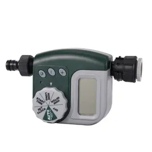 Válvula Solenoide de jardín para el hogar, controlador de agua, accesorios de dispositivo de riego de césped, pantalla LCD automática, temporizador de riego