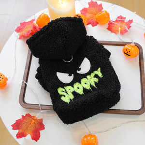 Vêtements pour animaux de compagnie PETCIRCLE, automne/hiver, petit chien, chiot, costume amusant pour Halloween, sweat à capuche fantôme - Product Image 3