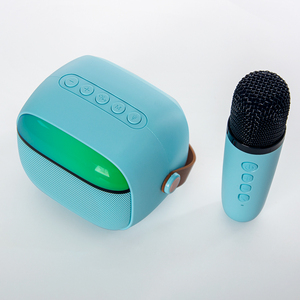 KENUO Altoparlante Karaoke Portatile per Bambini con RGB, Modificatore di Voce, 2 Microfoni Bluetooth, Mini Speaker - Product Image 4