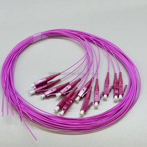 Pigtail de Fibra Óptica OM4 Magenta LSZH de Alta Precisión y Baja Pérdida, Conector LC UPC para Empalme en Gabinete ODF - Product Image 6