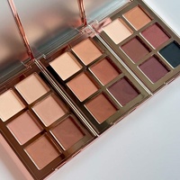 Palette de fards à paupières artistiques Luxe Dimension Master, 6 teintes, palette de fards à paupières mats, maquillage de haute qualité, longue tenue