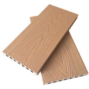 Двухцветные композитные террасные доски из ДПК для наружного применения, имитирующие дерево - Product Image 3