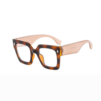 Nouvelle tendance conception personnalisée myopie monture à lunettes mode rétro grand cadre Anti lumière bleue monture pour femmes