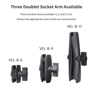 Support de fixation à ventouse pour pare-brise de voiture Velpaw pour caméra d'action GoPro, support de caméra réglable à 360 degrés avec bras en nylon de 6 cm - Product Image 4