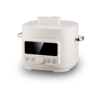 Casserole électrique à pression, 4L 5L, avec 12 programmes de cuisson, 1300W, multifonction, contrôle intelligent, écran LCD