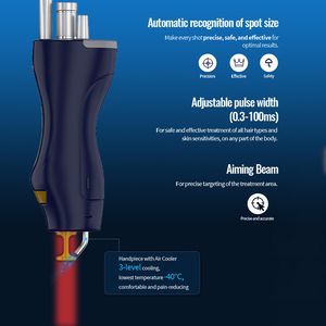 Chuyên nghiệp keslaser OEM dài xung 755nm 1064nm <span class=keywords><strong>Alex</strong></span> Laser alexandrite Nd Yag alexandrite Máy tẩy lông bằng laser - Product Image 5