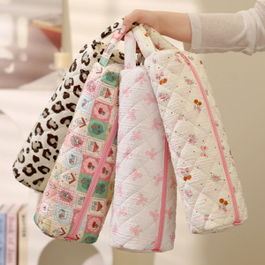 Hair Dryer Storage Bag Rectangle Polyester Dustproof Cover For Travel With Handle - Product Image 3