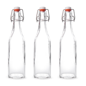 <span class=keywords><strong>Prix</strong></span> compétitif en stock Bouteilles de jus en verre à bouchon basculant avec couvercles 250 ml - 1 L - Product Image 6