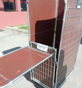 Carrello portaoggetti e trasporto carrello in rete metallica per vestiti - Product Image 3