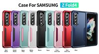 Coque de téléphone portable résistante aux chutes de qualité militaire Tpu Pc Galaxy Fold 4 coque de téléphone pour Samsung Z Fold4
