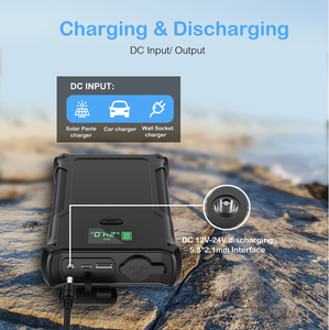 Batterie externe portable Merpower PD 30W 40000mAh, solaire, étanche, recharge sans fil, batterie de secours rechargeable pour <span class=keywords><strong>CPAP</strong></span> - Product Image 2