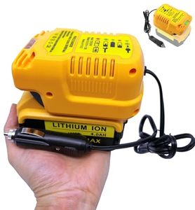 <span class=keywords><strong>Chargeur</strong></span> de voiture Charge pour batterie au lithium <span class=keywords><strong>Dewalt</strong></span> 18V/20V/60V avec prise allume-cigare <span class=keywords><strong>Chargeur</strong></span> de véhicule - Product Image 1