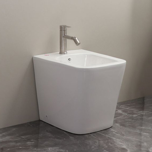 Inodoro de Cerámica de Alta Calidad, Sanitario de Baño, Inodoro de Dos Piezas sin Borde, con Bidé Integrado, Montado en el Suelo, Marca Watermark - Product Image 5