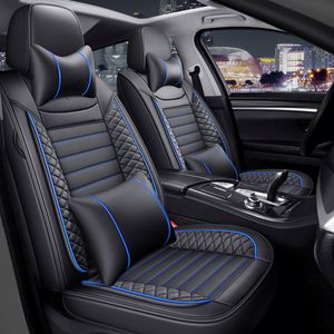 Housses de siège auto en cuir de luxe style professionnel, accessoires intérieurs, matériau PVC PU, toutes saisons, ajustement universel, ensemble complet 1 - Product Image 3