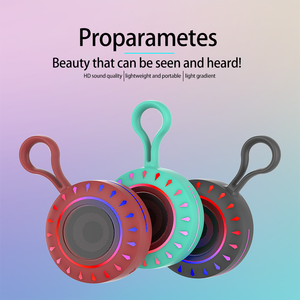 Mới đầy màu sắc âm nhạc nhịp điệu Loa xách tay mini bluetooth Loa bầu không khí <span class=keywords><strong>Led</strong></span> RGB ánh sáng xương dẫn Loa - Product Image 2