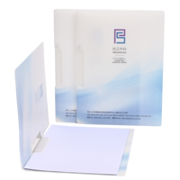 Carpeta de archivos con clip oscilante de tamaño A4 engrosado personalizado Nueva Fabricación de PP para productos de archivo de oficina y escuela