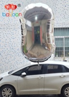 Ballon météorologique haute altitude personnalisé en nylon métallisé laminé à l'hélium, grande taille, haute barrière, pour 15 jours, PA+PE, 2m
