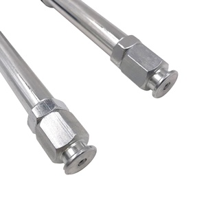 18*170mm M8 Embouts en acier souples à tête plate, étanches, avec valve en caoutchouc et aiguille d'étanchéité pour injection de mastic, pour la construction de structures à bulles - Product Image 2