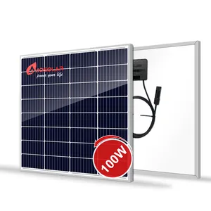 छोटे आकार मिनी Monocrystalline सौर पैनल 80W 90W 100W 110W 120W मिनी सौर पैनल