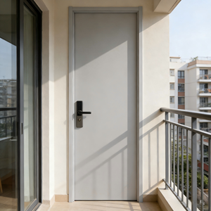 <span class=keywords><strong>Puerta</strong></span> <span class=keywords><strong>Interior</strong></span> de Madera con Tres Ranuras de Sellado Tipo T, Insonorizada 55dB, Lámina de PVC, para Apartamento/Loft, Tamaño y Color Personalizados, Impermeable, 2 Años de Garantía - Product Image 4